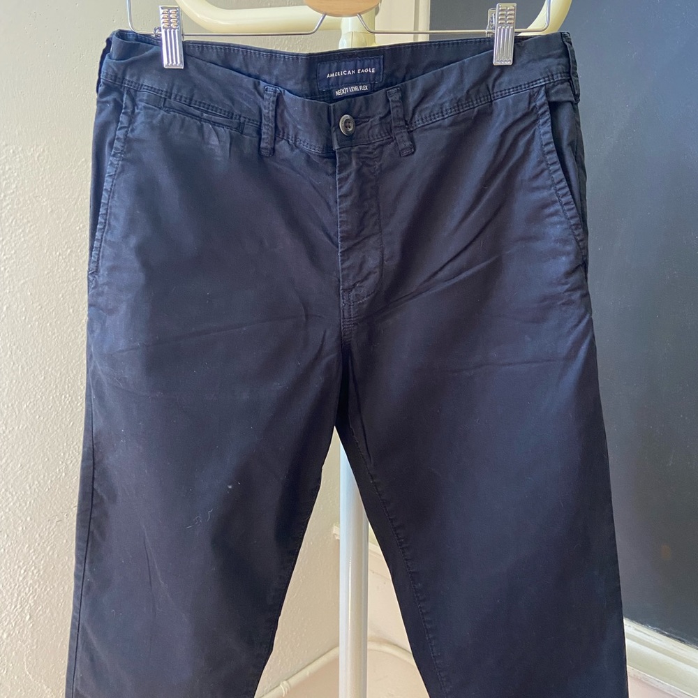 American Eagle 32x34 skinny blue chino